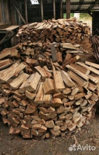 Дрова дубовые колотые