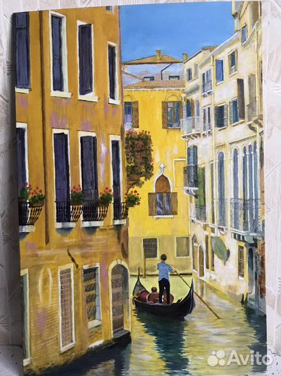 Картина маслом Венеция