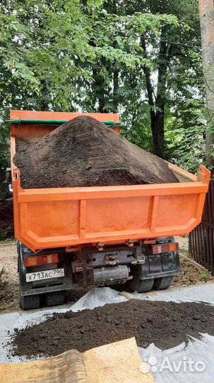 Полевая почва плодородная, песок, навоз