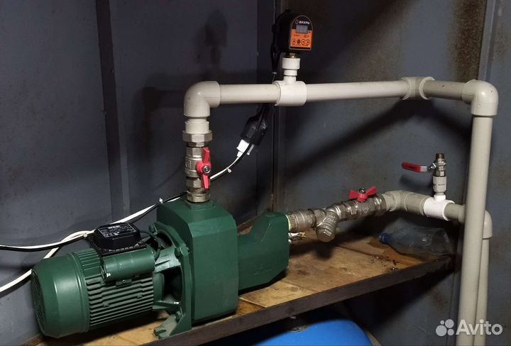 Монтаж обслуживание водоснабжения отопления насосы