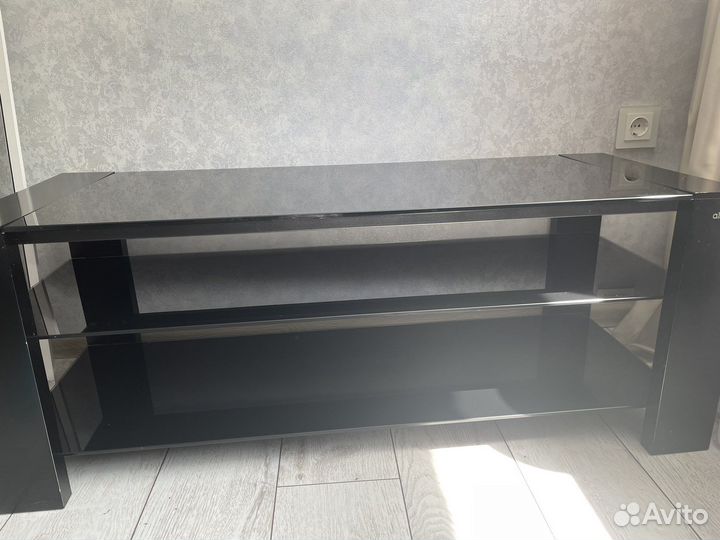 Тумба под телевизор бу стеклянная