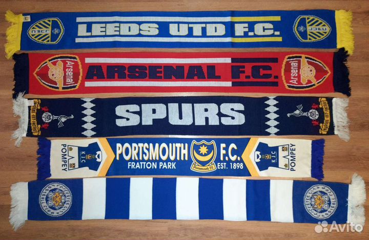 Футбольные шарфы Англия и Европа