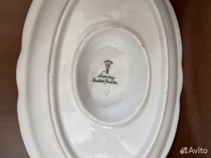 Соусник фарфор, винтаж, Германия