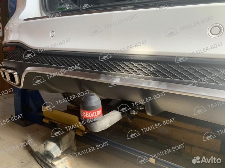 Фаркоп Mercedes-Benz GL (x164) 2005-2012, рама и крюк шар 50 мм, 45519