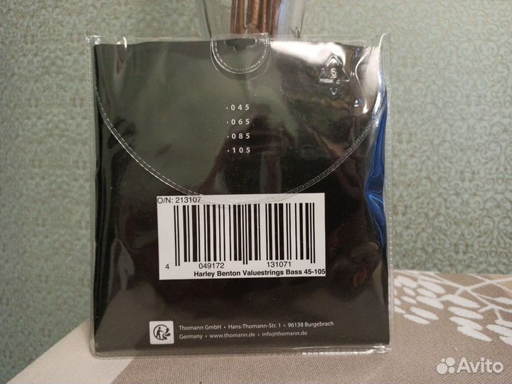 Струны для бас-гитары Harley Benton 45-105