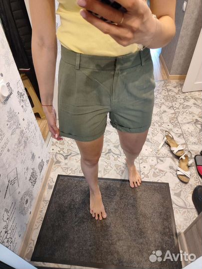 Шорты городские женские, хаки, 46 р