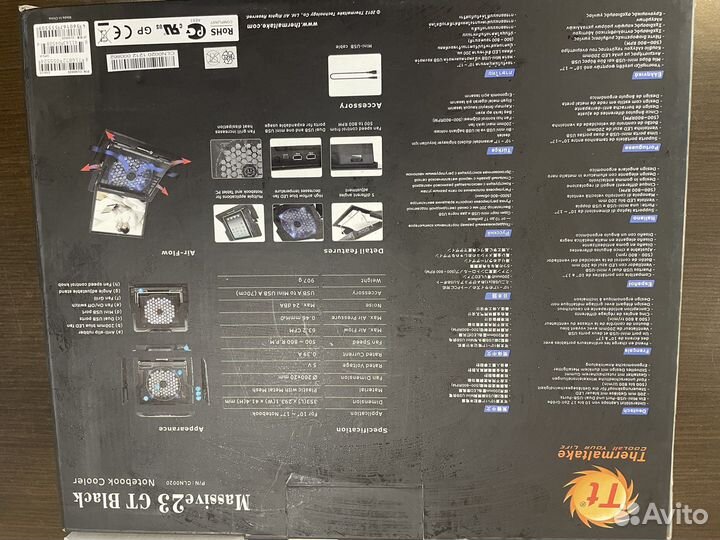 Охлаждающая подставка под ноутбук