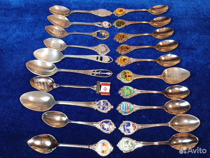 Ложки сувенирные.США.Штаты.Коллекция.Города