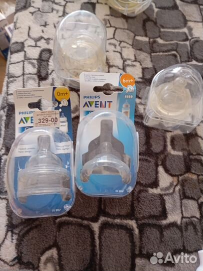 Соски для бутылочек avent
