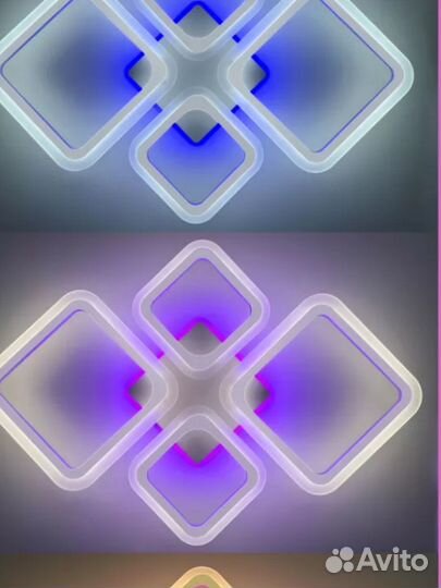 Люстра светодиодная LED на пульте управления