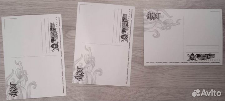 Автографы группы Ария+ (Попов, Удалов, Маврин)