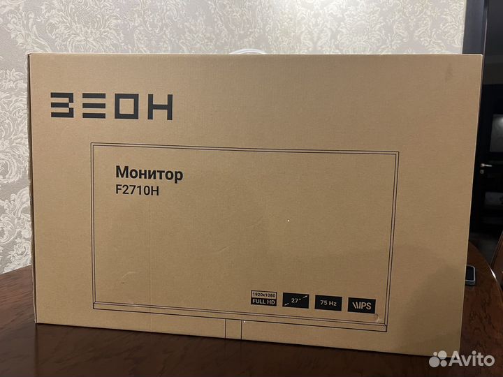 Монитор Zeon 27 диагональ/ ips/ 75 герц