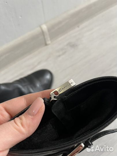 Полусапоги ekonika натуральная кожа 39 размер
