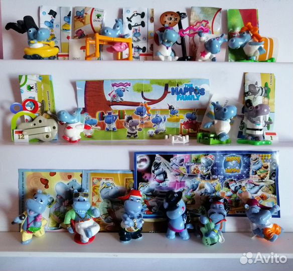 Киндер серии Цыпленок Цыпа Слоны строители и др