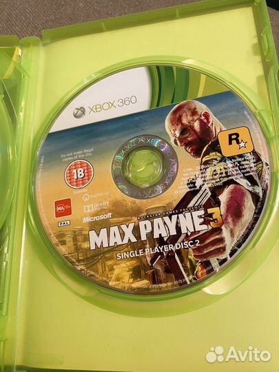 Игры на xbox 360 Max Payne3