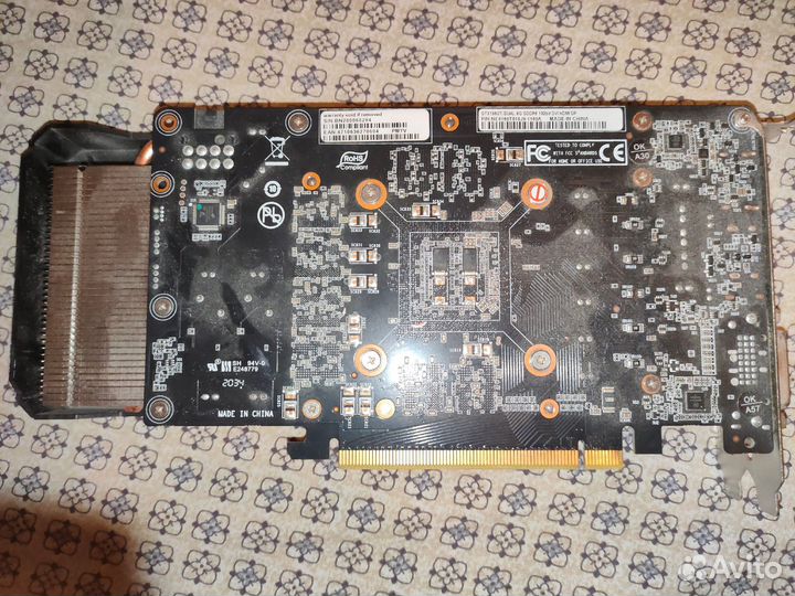 Видеокарта Nvidia GTX 1660 ti 6gb Palit