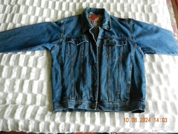 Джинсовая куртка мужская б\у 50-52 размера