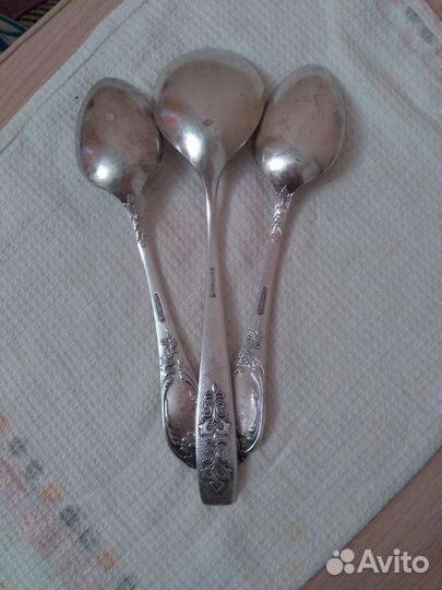 Ложка мельхиор мнц СССР
