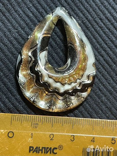 Кулон муранское стекло