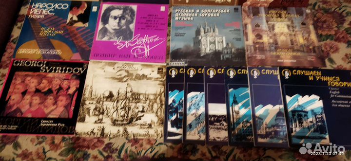 Виниловые пластинки времен СССР