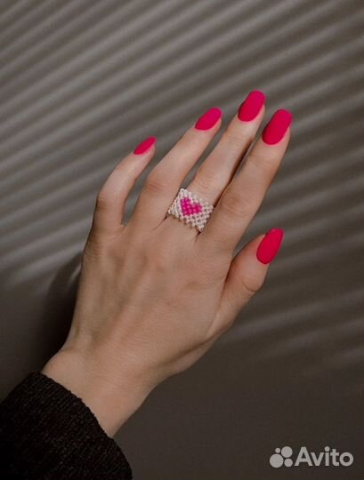 Кольцо из бисера