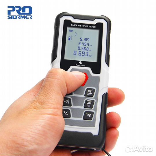 Лазерный дальномер, рулетка Prostormer 40m