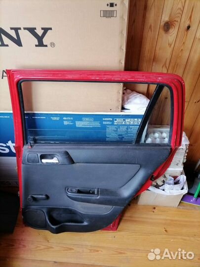 Дверь задняя правая opel astra g универсал