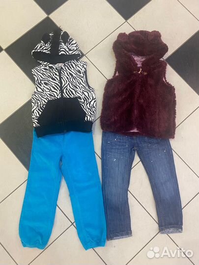 Вещи пакетом 104-110 18 шт