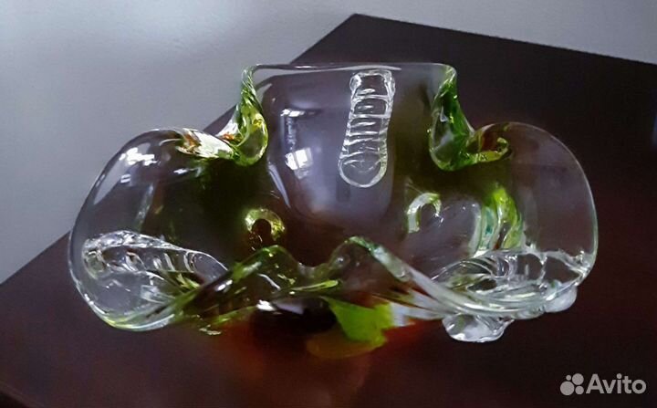 Вазы,пепельница Чехославакия,Богемия.Винтаж