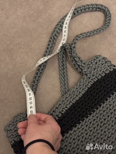 Сумка из шнура ручная работа