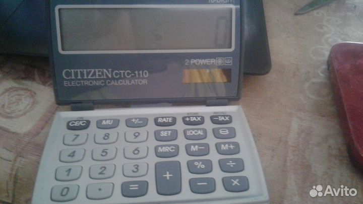 Калькулятор Citizen стс 110
