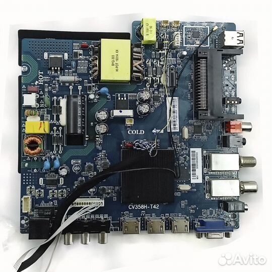 Материнская плата CV358H-T42 телевизора Dexp