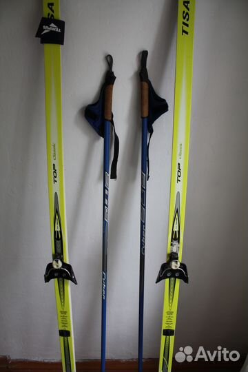 Лыжи Tisa Top Classic + Ботинки + Палки