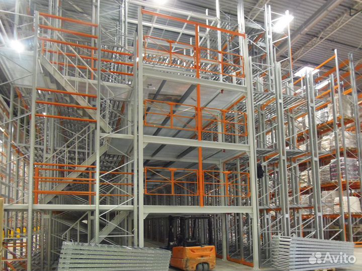 Мезонинные стеллажи