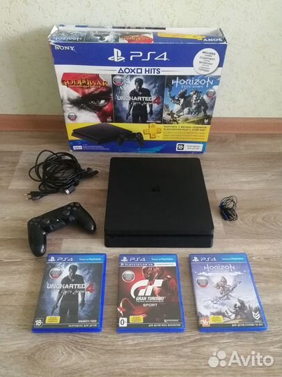 Игровая консоль PS4 Slim Sony 500Gb Black