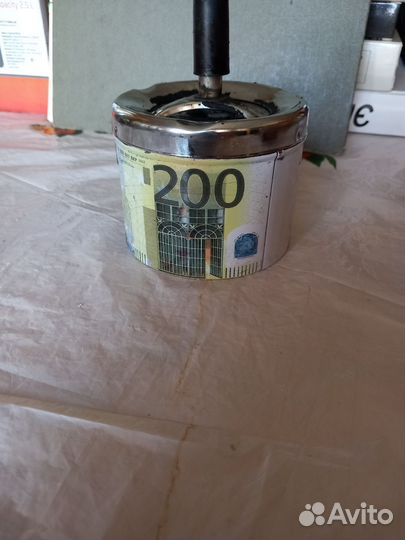 Метал.пепельница без табач.дыма и запаха окурков