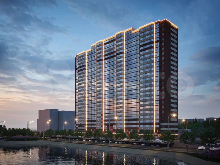 2-к. квартира, 72,9 м², 13/25 эт.