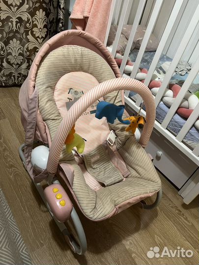 Детские качели шезлонг babyton