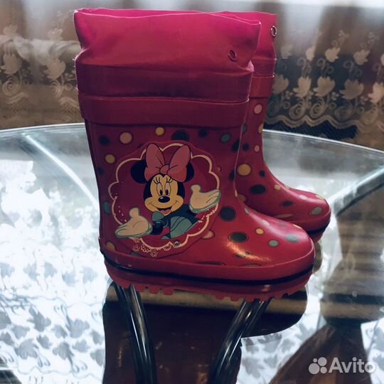Резиновые сапоги на девочку р22