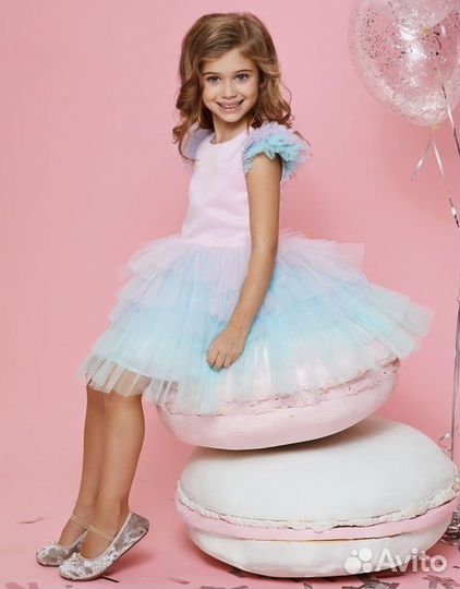 Платье для девочки 86-92