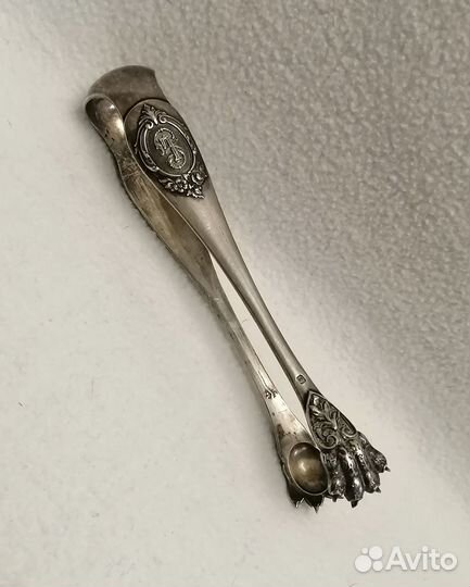 Щипцы. Серебро 950 проба. Франция