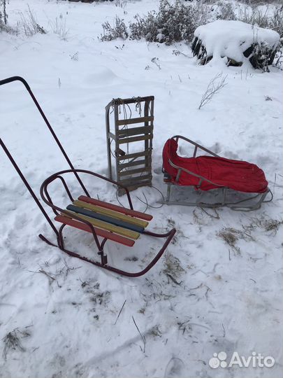 Детские санки коляска
