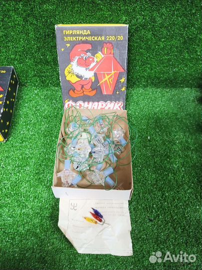 Гирлянды Фонарик самоцветы СССР