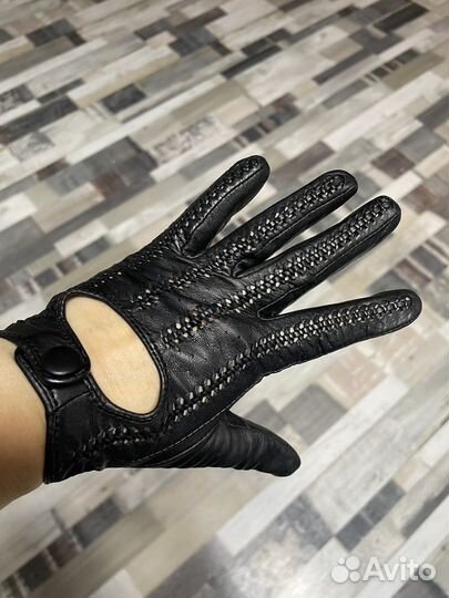 Перчатки женские кожаные 7 размер