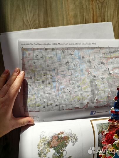 Остатка набора вышивки Мережка (merejka)