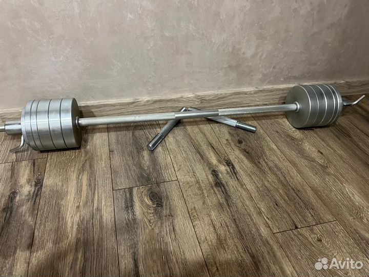 Штанга + гантели новые (50 кг)