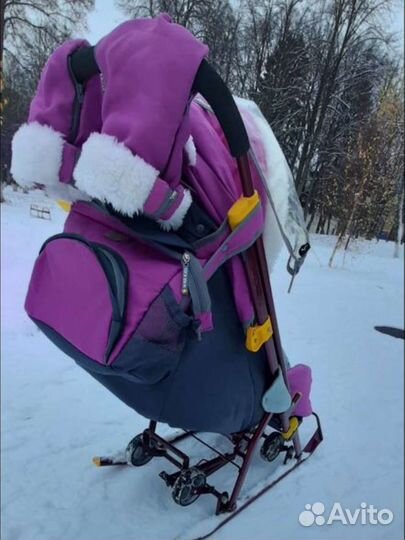 Санки коляска ника kids