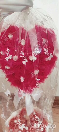 Подарок девушке в форме сердца