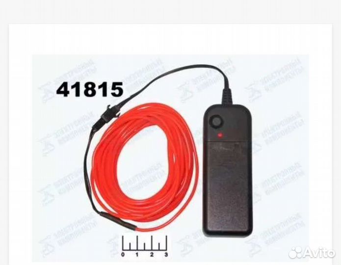Неоновая лента 1м+инвентор 2аа