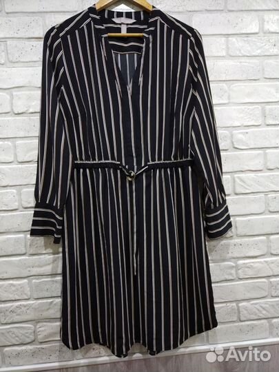 Платье в полоску H&M 48-50